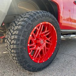 20x10 Rims And Tires 285/55/20 RT