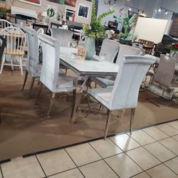 7pc Standard Height Dining Set 