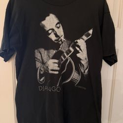 VINTAGE Django Haskins t-shirt 1990 (SIZE LARGE)