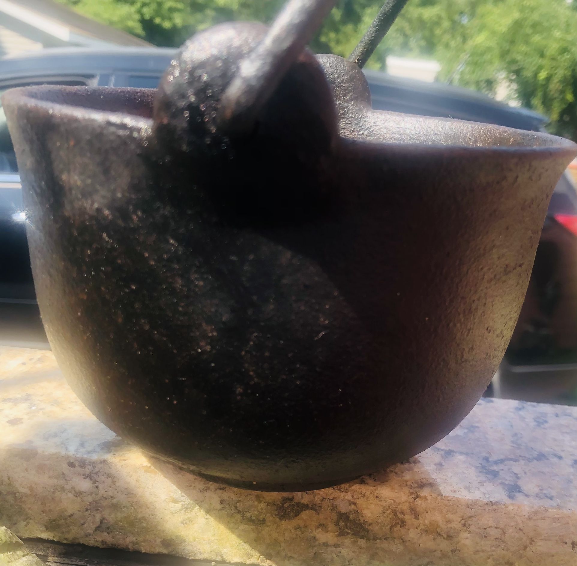 Antique Early 1900’s Tea Kettle Cast Iron Possibly A Griswold