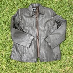 Style&co Brown Leather Jacket