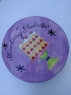 Strawberry Shortcake Cake Platter