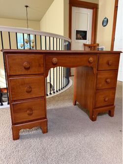 Solid Wood Student Desk / Vanity Table