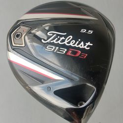 Titleist 913D3 9.5° Driver Aldila RIP Phenom 50 Stiff RH