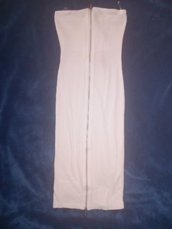 White Tight Fitted Dress 