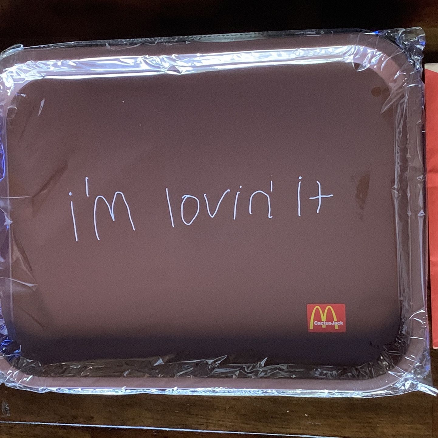 Travis Scott Cactus Jack McDonald’s Tray