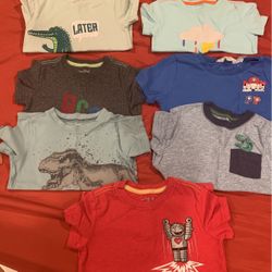 Size 4t Toddler Shirts All 7 For $5