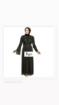 🖤 Modest Abaya style Dress