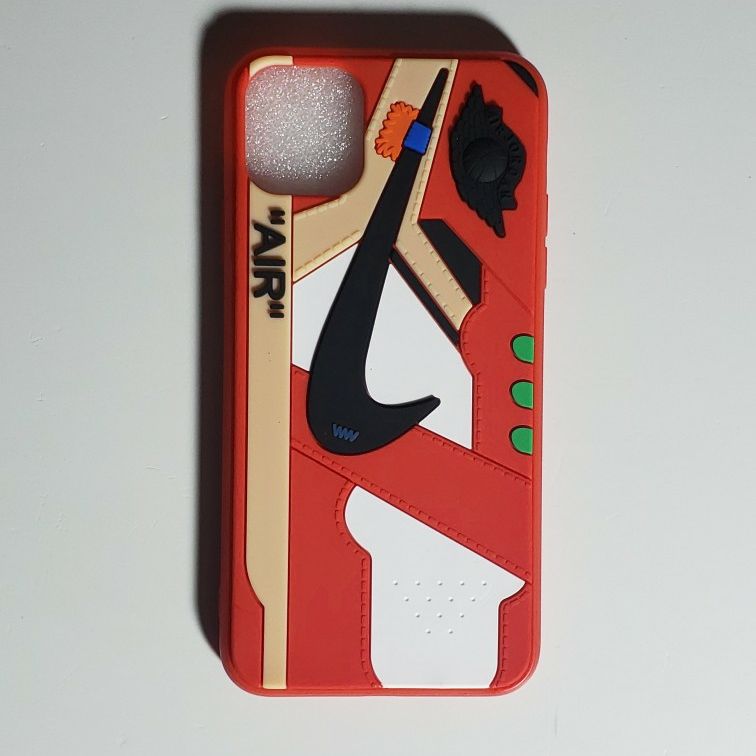 iPhone 11 Pro Max Sneaker Silicone Protective Case Red