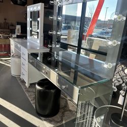 Glass Vanity $599