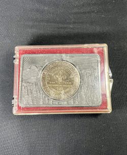 Boy Scouts National Jamboree Belt Buckle 50 Year Anniversary