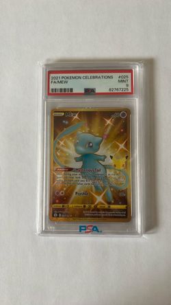 PSA 9 Mew Full Art 2021 Pokemon Celebrations #025