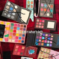 Different Eyeshadow Palettes $10 Each