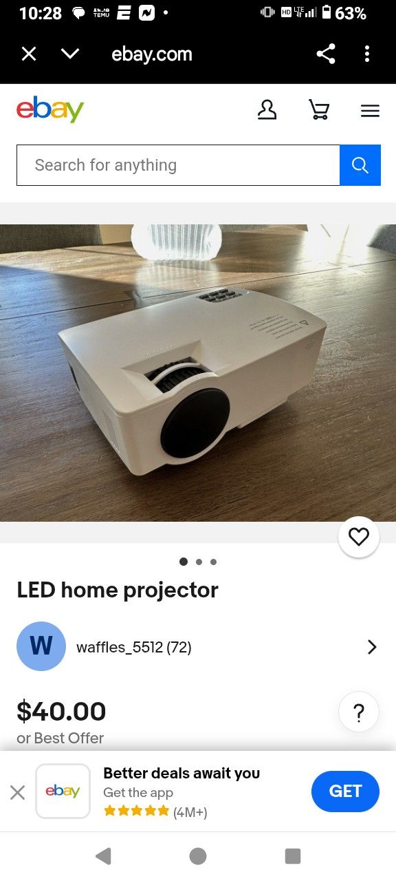 LED HOME PROJECTOR