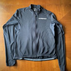 Capo long sleeve thermal Road bike Jersey in Black size XXL