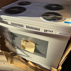30 in. 4 a Burner Element Freestanding Electric Range in Stainless Steel