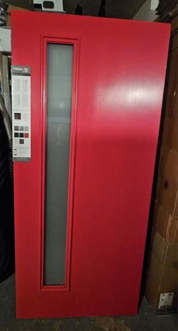 THERMA TRU IMPACT FRONT DOOR.....36" x 80"....NEW.....$ 700
