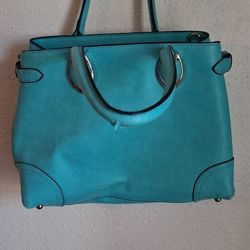 Medium-Sized Turquoise Purse