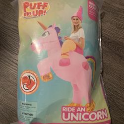 Halloween Brand New Ride A Unicorn Adult Halloween Costume 