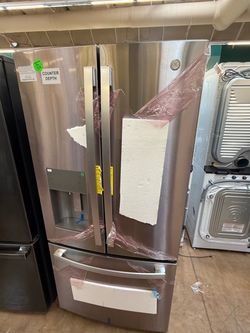 GE Counter Depth French Door Refrigerator Stainless Steel 33”