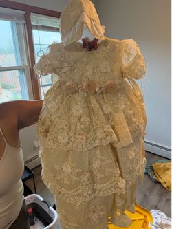 Ropón de bautizo - Mexican Baptism/ Christening Gown -