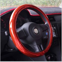 Red Steering Wheel Cover