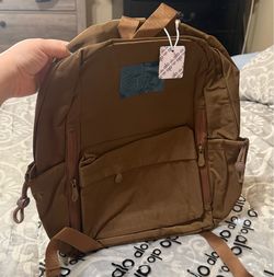 Alo Yoga Backpack Brown Nylon