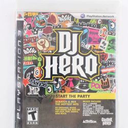 DJ Hero Video Game PlayStation 3 PS3 