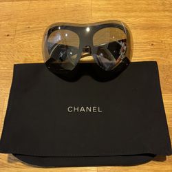 Chanel Oversized Shield Sunglasses – Made in Italy