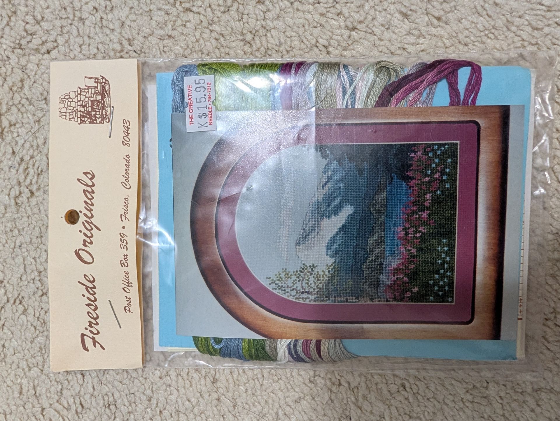 fireside originals cross stitch wildflower summer