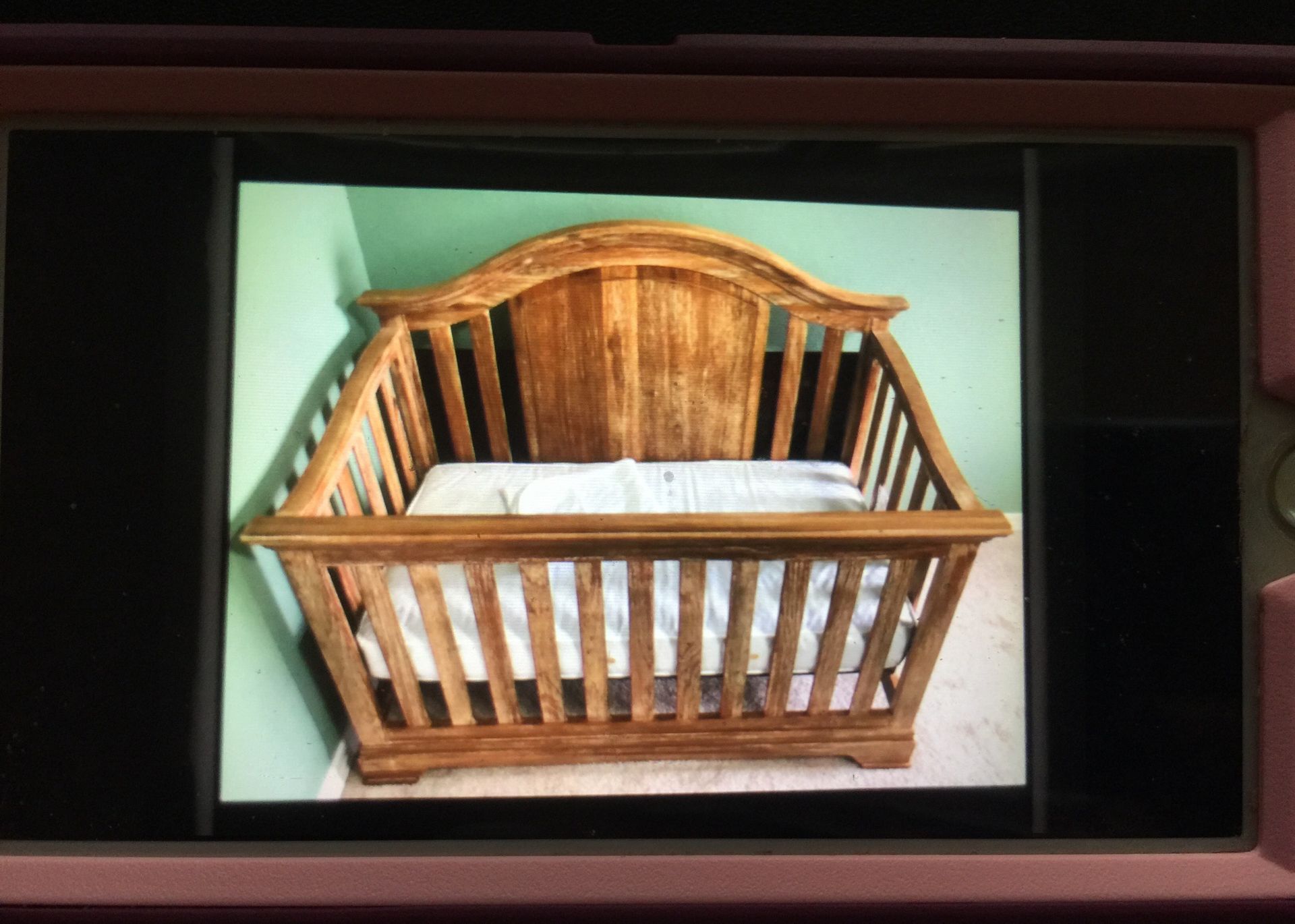Baby Wooden Crib (never used but kept as additional)