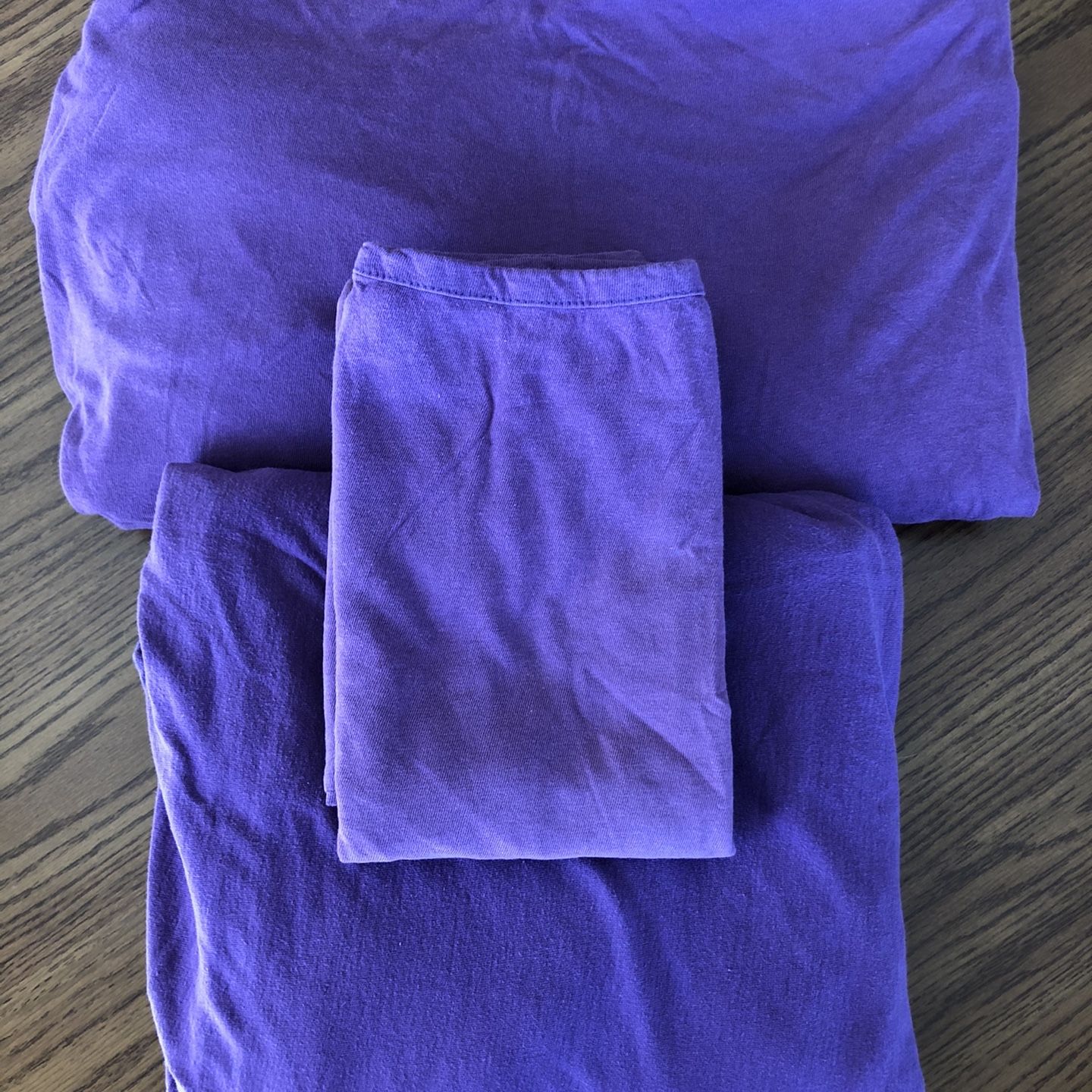 Purple Twin Jersey Sheet Set