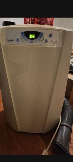 Delonghi Pinguino 10,000 BTU's this AC will cool down any room.