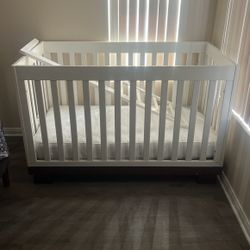 Baby Crib & Mattress 