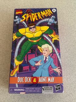 Marvel Legends Spiderman VHS 2-Pack Doctor Octopus and Aunt May Figures