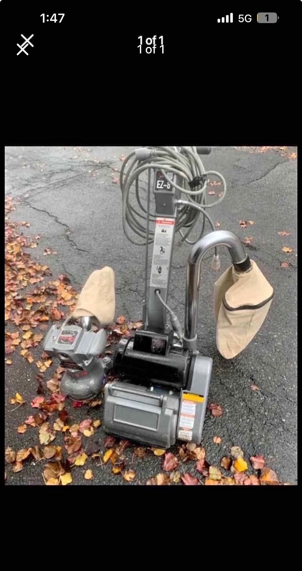 DRUM FLOOR SANDER AND EDGER