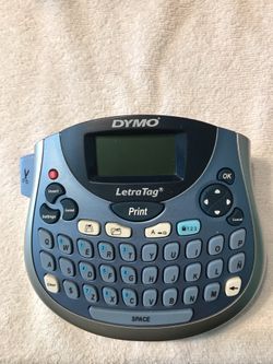 Dymo letratag label maker