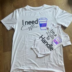 Custom Made Mommy And Mini Shirt 