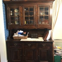 Pine Buffet & Hutch