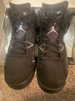 Jordan 6 black/silver size 10.5