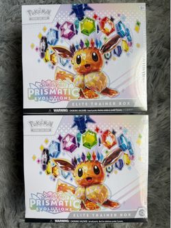 Pokemon Prismatic Evolutions ETB x2