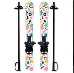 Sola Kids Ski Set with Poles