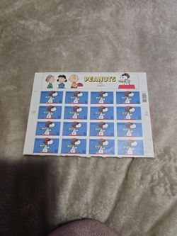 Collectible Snoopy Stamp Sheet