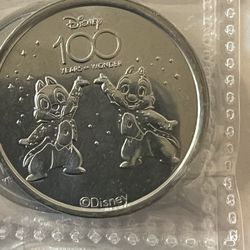 Disney 100 Anniversary Souvenir Medallion