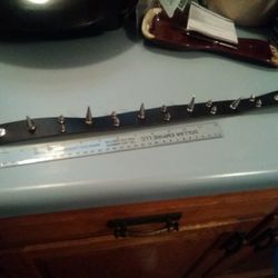 Leather Dog Collar 19". New