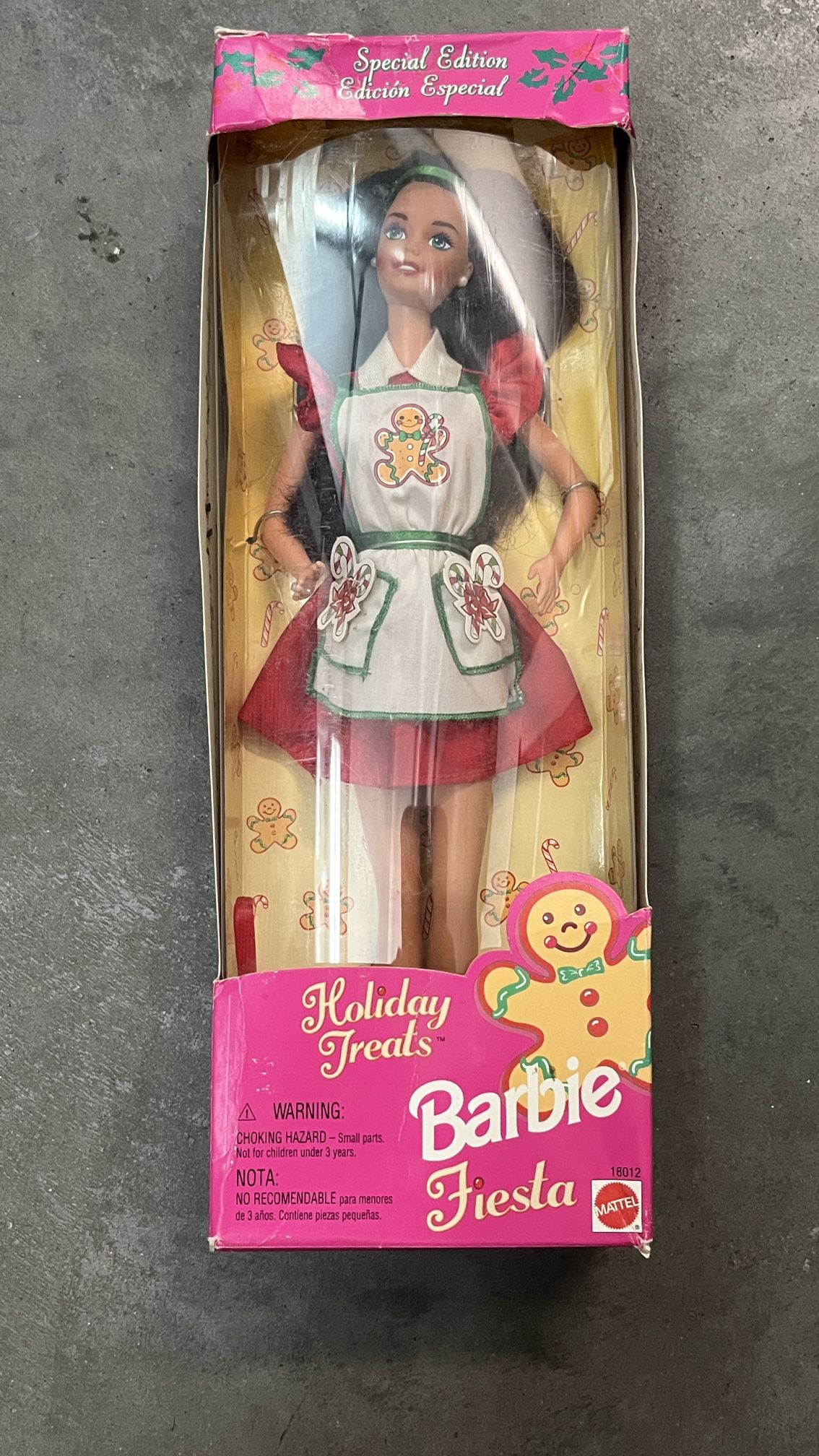 NRFB VTG 1997 Holiday Treats Fiesta Barbie Doll #18012 Spanish Hispanic Teresa