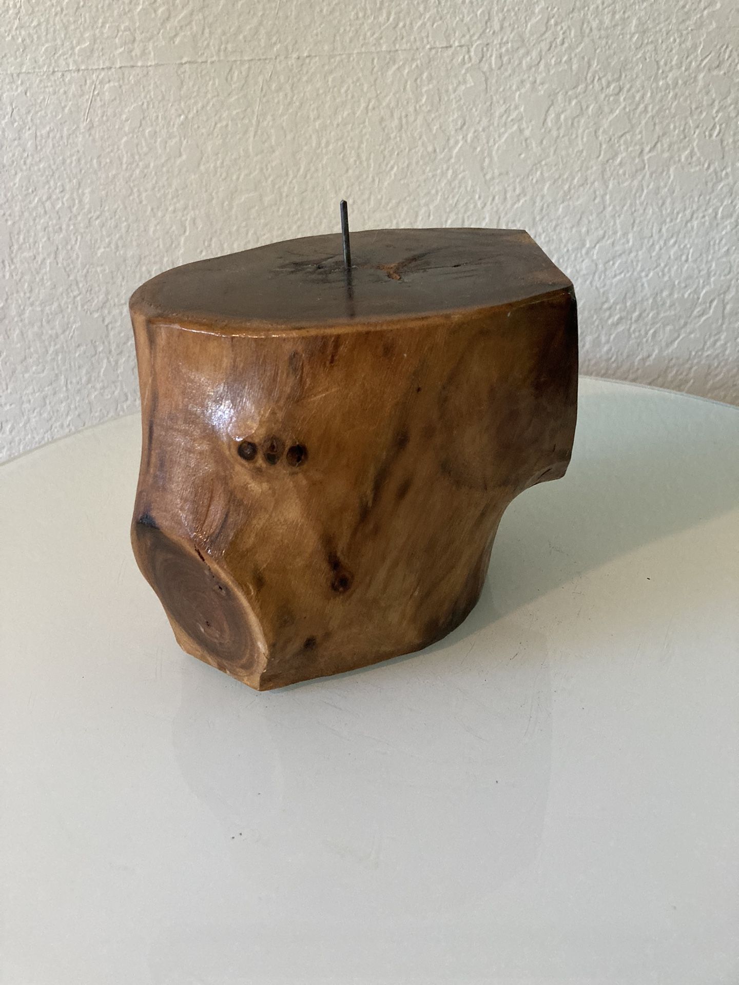 Arizona Walnut Wood Candle Holder