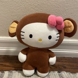 Monkey Hello Kitty Plush 