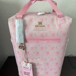 Stanley 1913 x LoveShackFancy All Day Madeleine Mini Cooler Backpack | 20 Can | 14 QT | 13.2 L - Ibiza Sunset