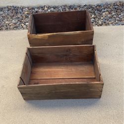 Wooden Crates Or Boxes